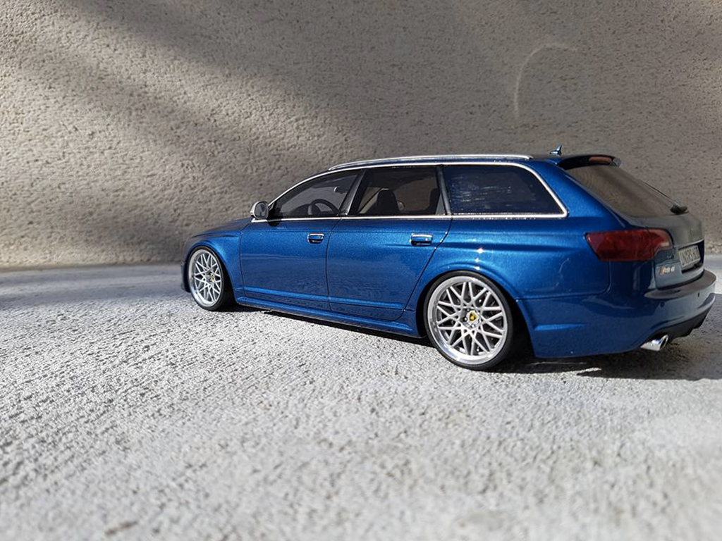 Audi RS6 avant C6 V10 TFSI blauw 1/18 Ottomobile