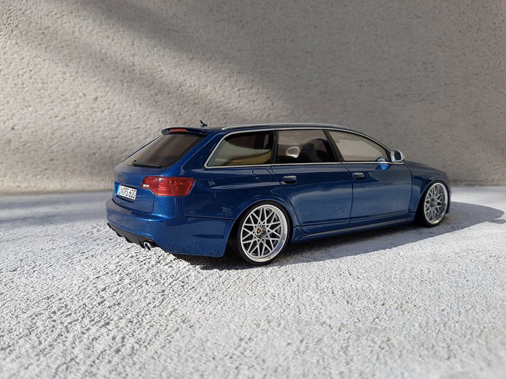 Audi RS6 avant C6 V10 TFSI blauw 1/18 Ottomobile
