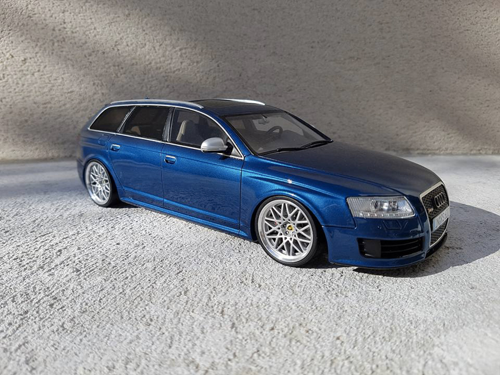 Audi RS6 avant C6 V10 TFSI blauw 1/18 Ottomobile