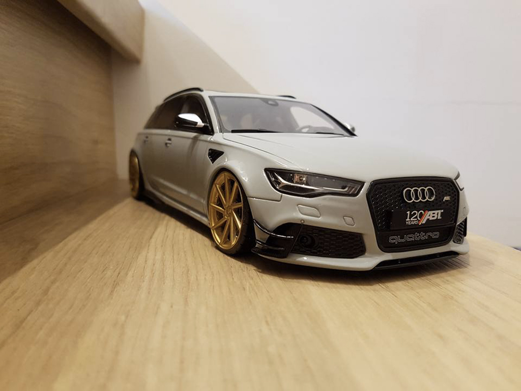 Audi RS6 r abt C6 Avant V10 TFSI grijs 1/18 GT Spirit