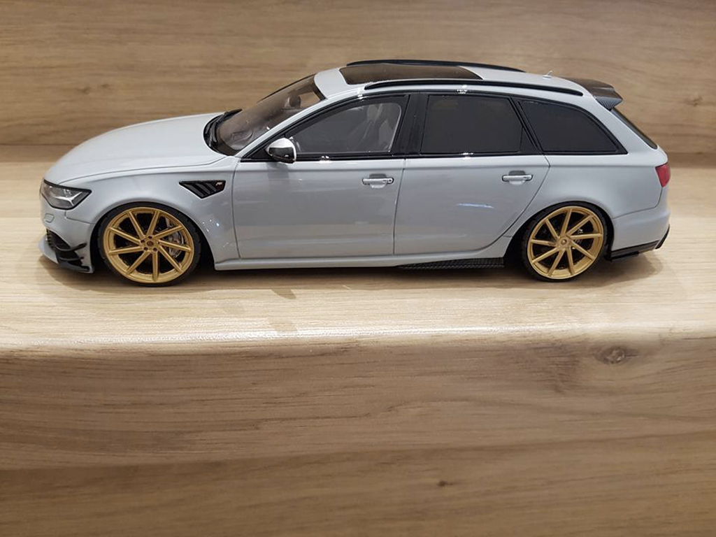 Audi RS6 r abt C6 Avant V10 TFSI grijs 1/18 GT Spirit