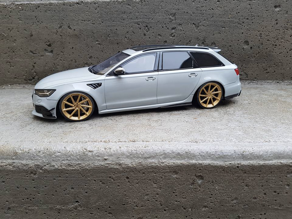 Audi RS6 r abt C6 Avant V10 TFSI grijs 1/18 GT Spirit