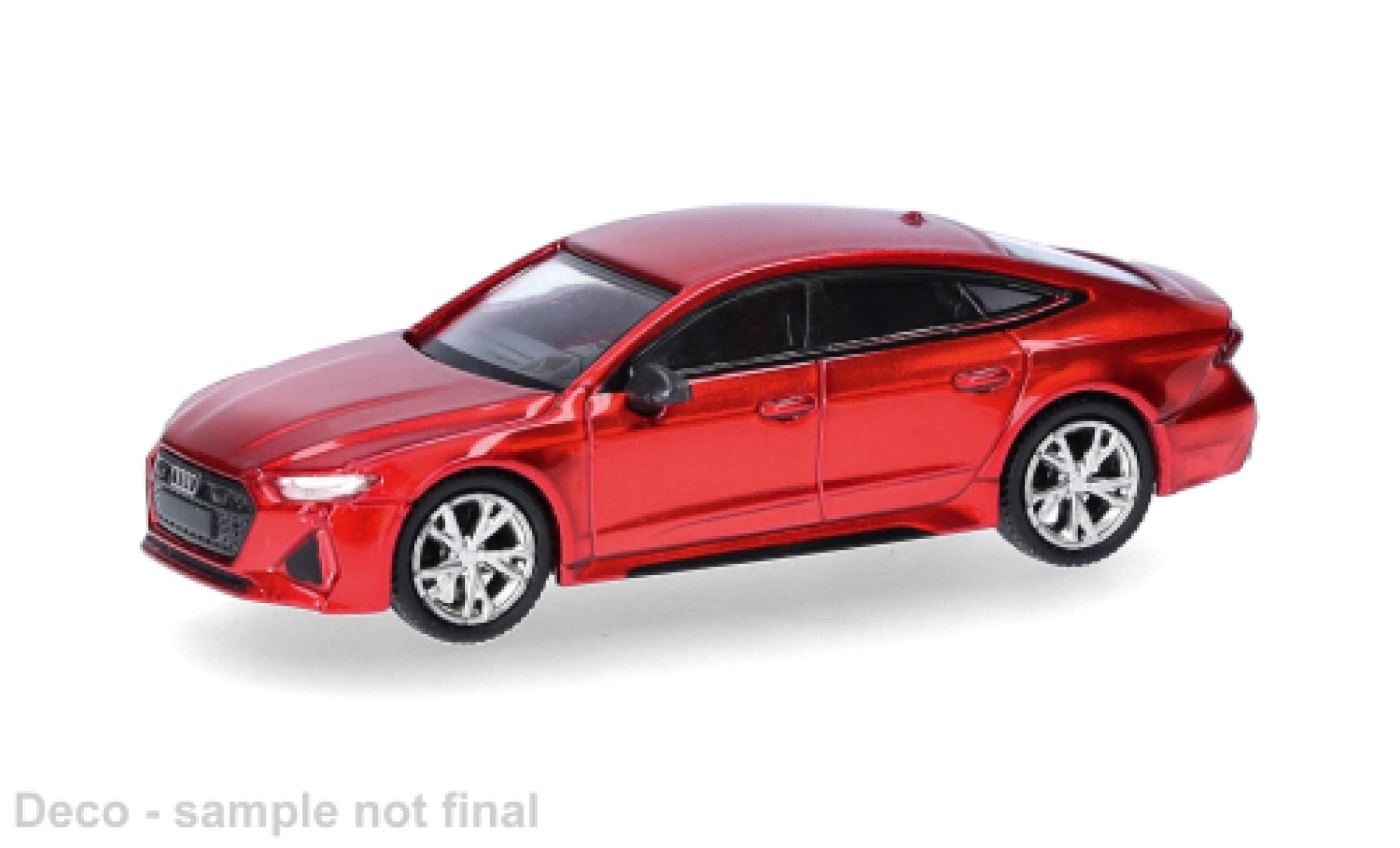 Audi RS7 1/87 Micro City 87 rood 1:87 modelauto