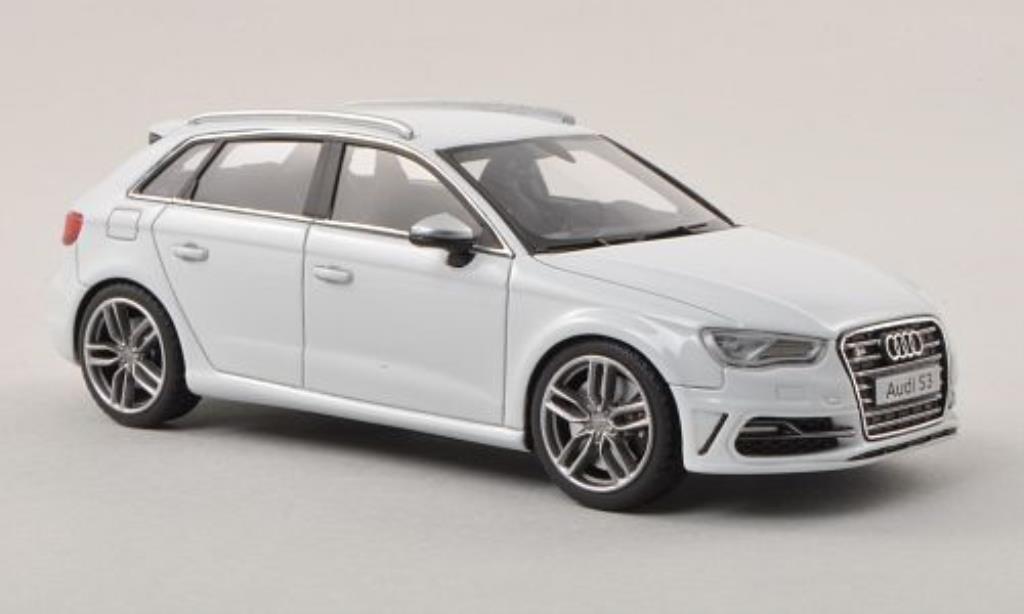 Audi S3 1/43 Minichamps Sportback grijs 2013 modelauto