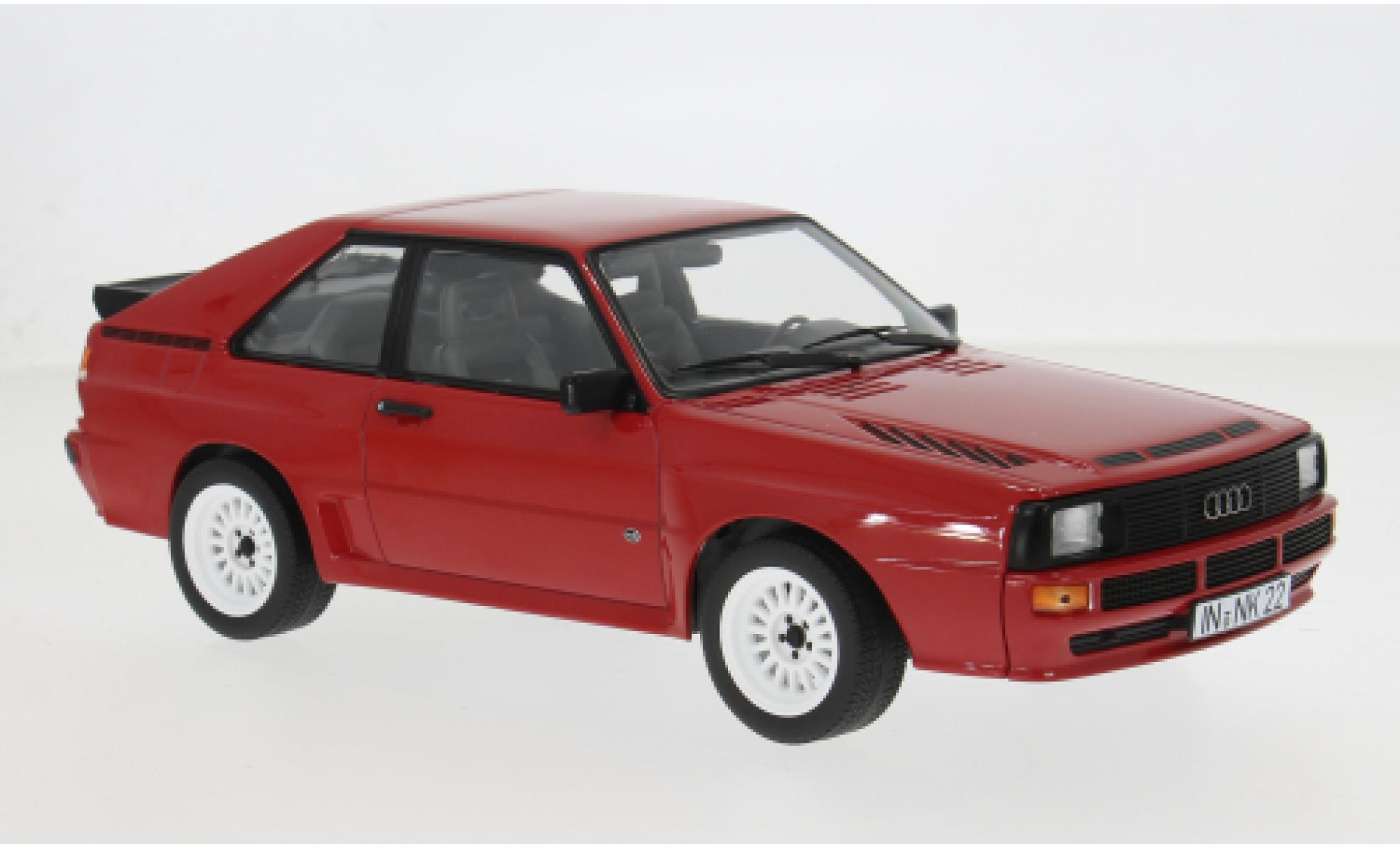 Audi Sport Quattro 1/18 Norev Sport quattro rood 1985 1:18 modelauto