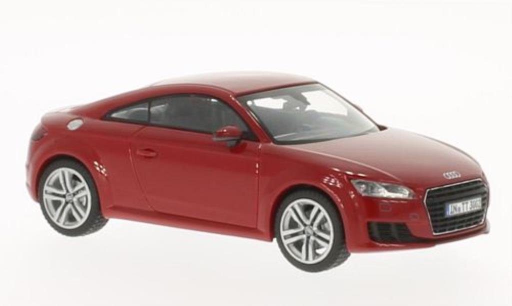 Audi TT 1/43 Kyosho (8S) Coupe rood 2014 modelauto