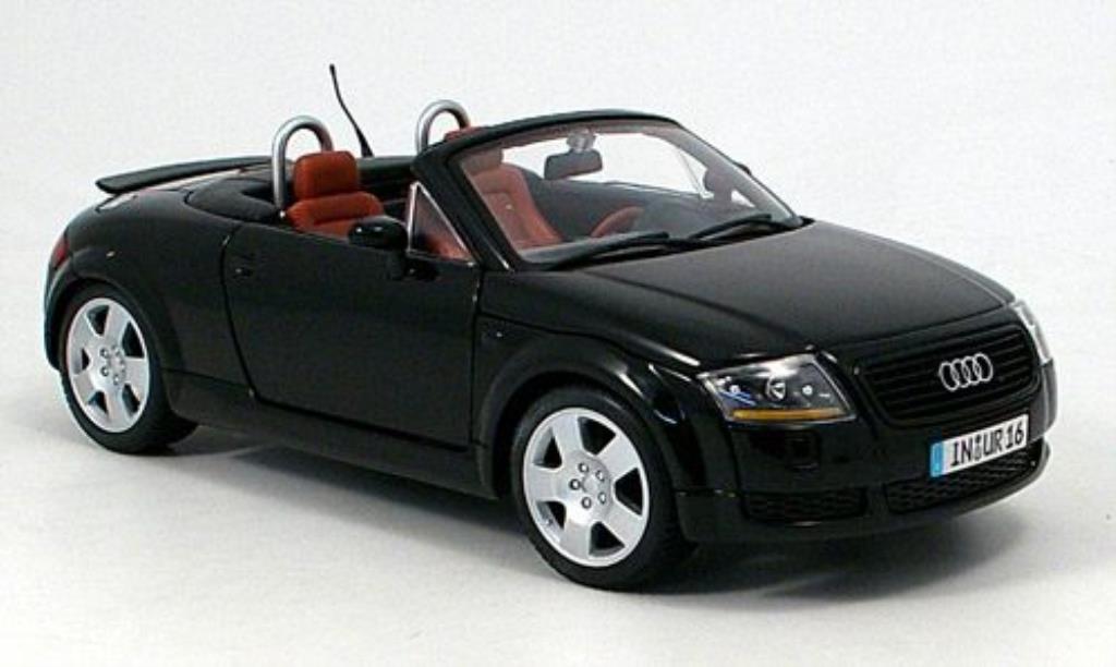 Audi TT Roadster 1/18 Maisto Roadster zwart 1999 modelauto
