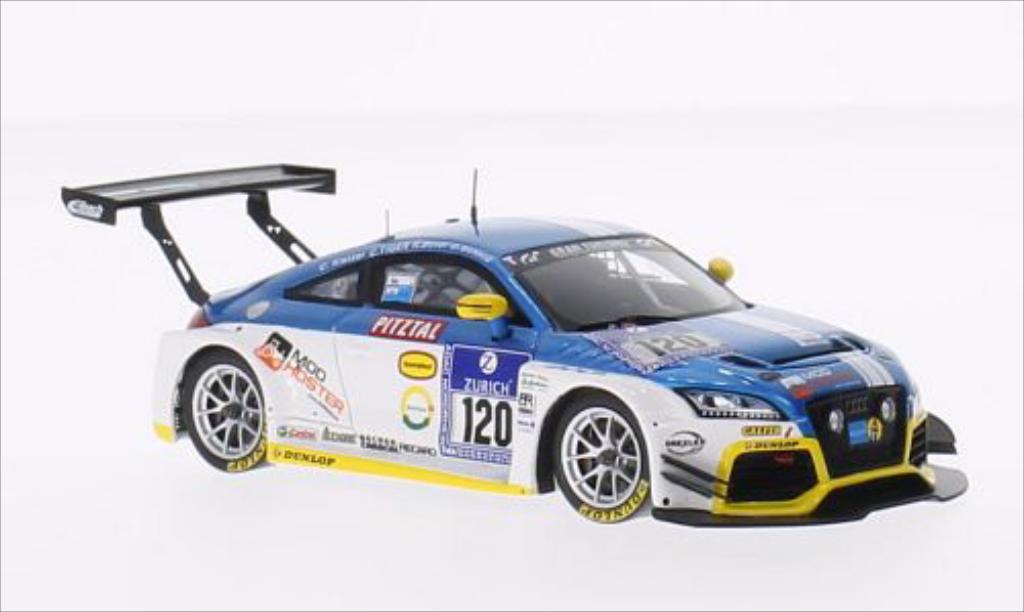 Audi TT RS 1/43 Spark RS No.120 LMS Engineering 24h Nurburgring 2014 /Tiger modelauto