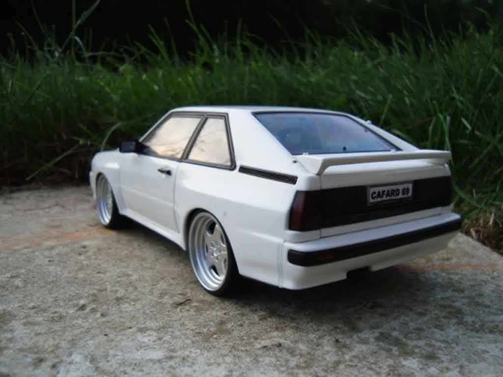 Audi Sport Quattro coupe wit jantes amg en 17 pouces entierement en alu 1/18 Autoart