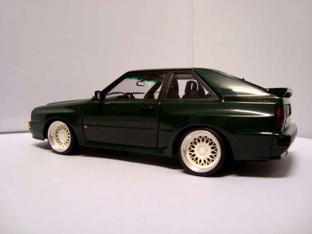 Audi Sport Quattro coupe swb 1984 groen 1/18 Autoart