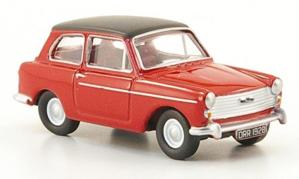 Austin A40 1/76 Oxford rood/zwart modelauto