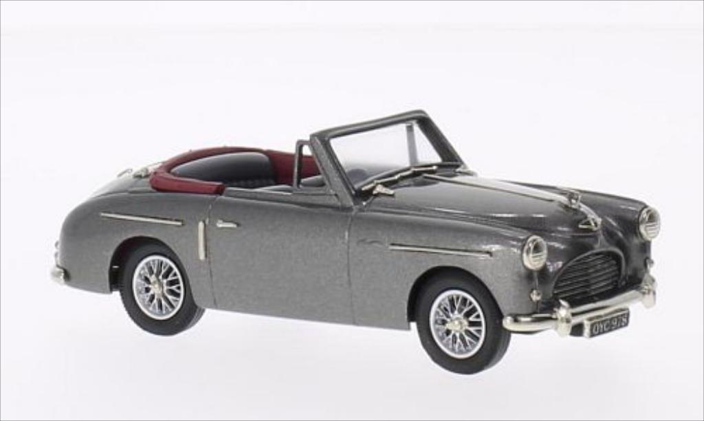 Austin A40 1/43 Brooklin Sport Cabriolet metallic grijs 1952 modelauto