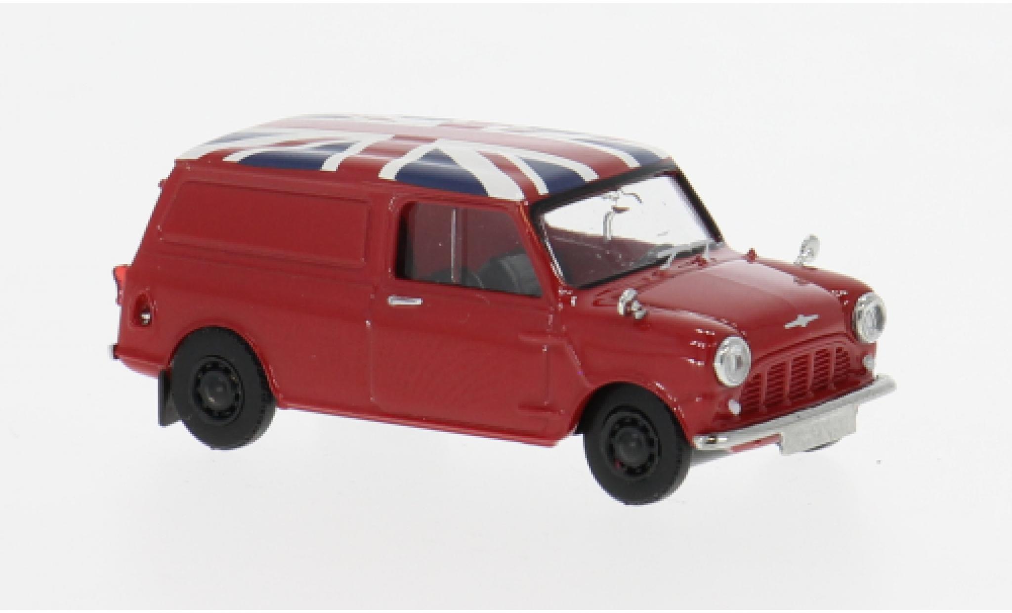 Mini Countryman 1/87 Brekina Austin rood 1960 Union Jack 1:87 modelauto