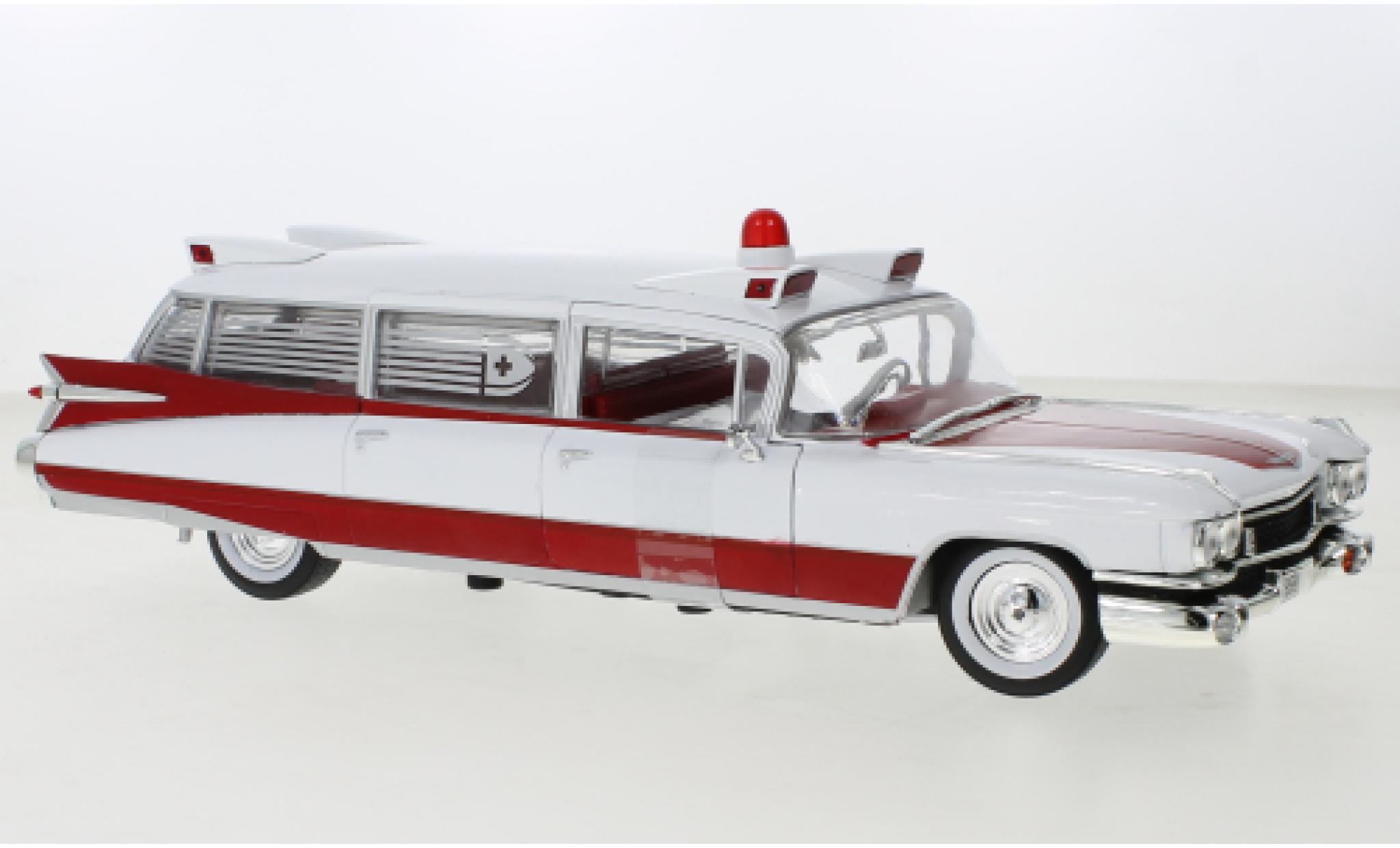 Cadillac Eldorado 1/18 Auto World Ambulance 1959 modelauto