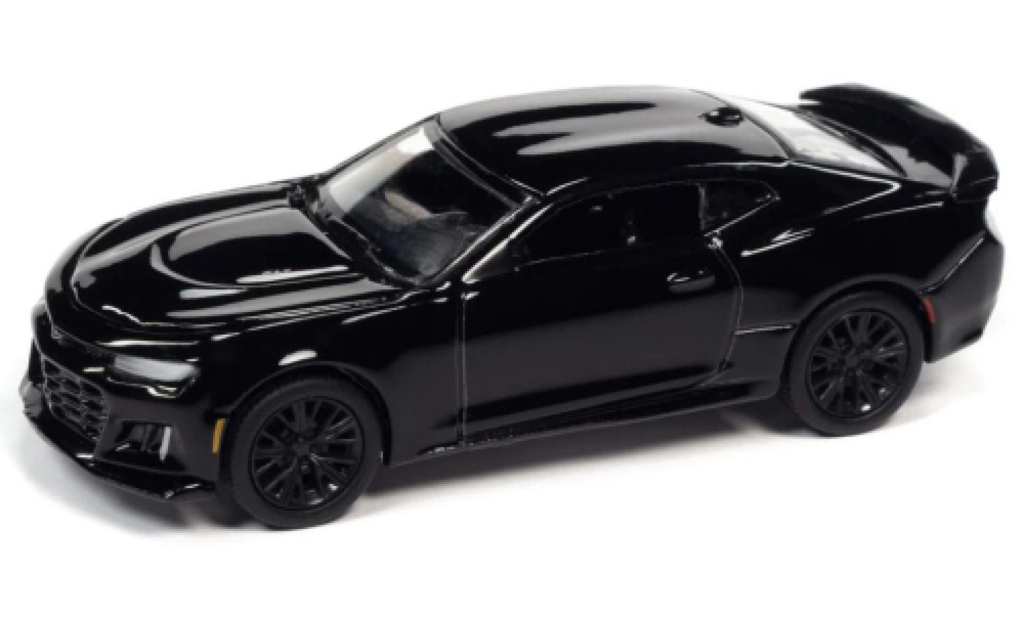 Chevrolet Camaro 1/64 Auto World ZL1 zwart 2019 modelauto
