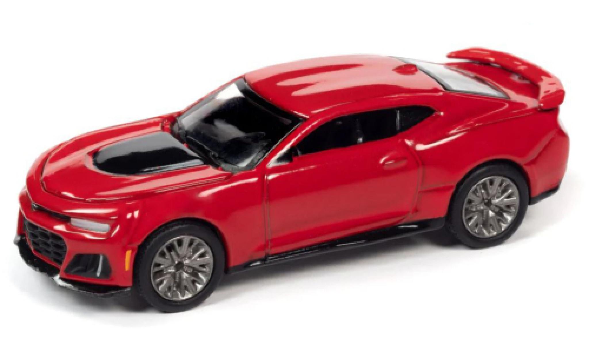 Chevrolet Camaro 1/64 Auto World ZL1 rood 2018 modelauto