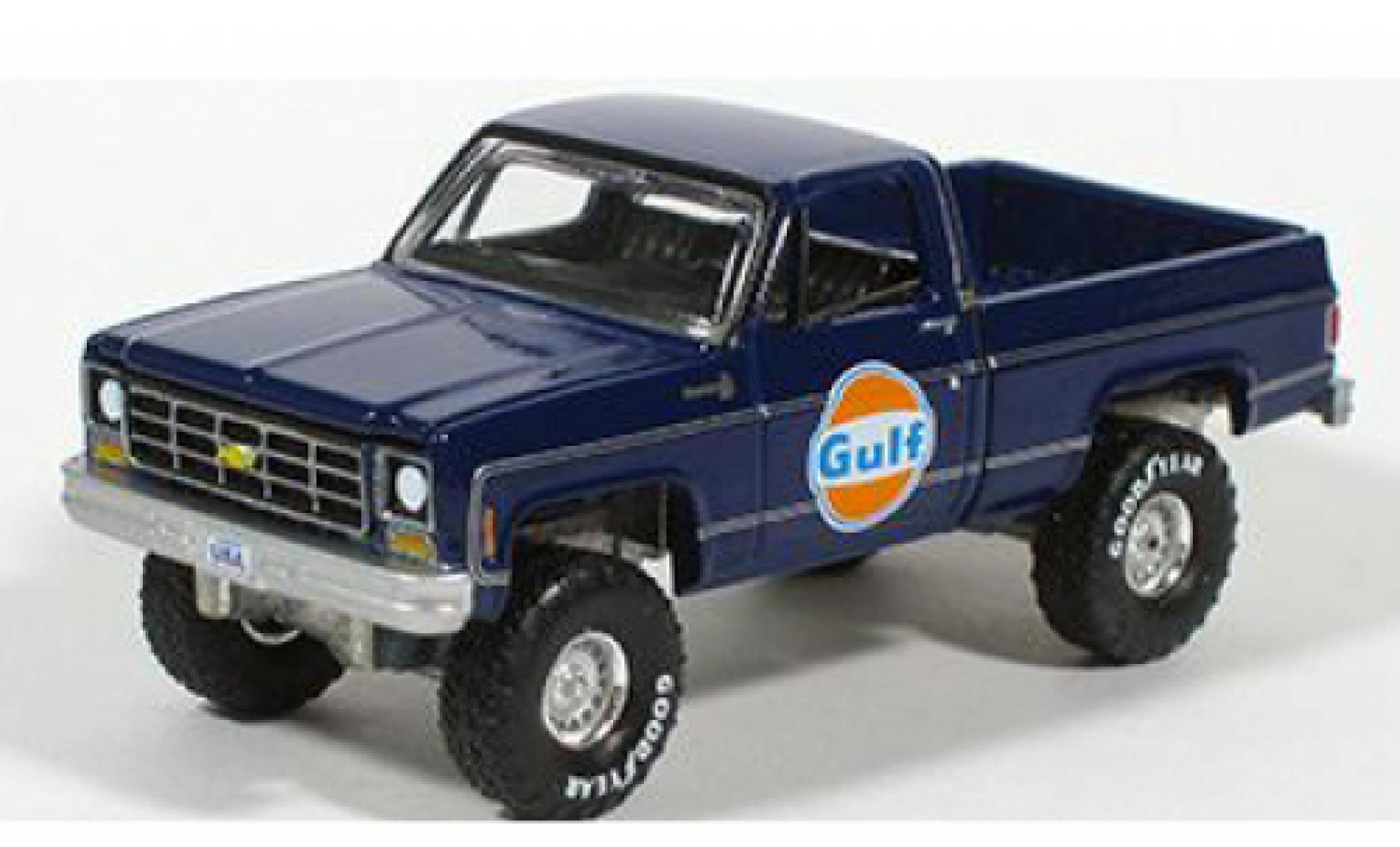 Chevrolet Silverado 1/64 Auto World K10 Gulf 1978 modelauto