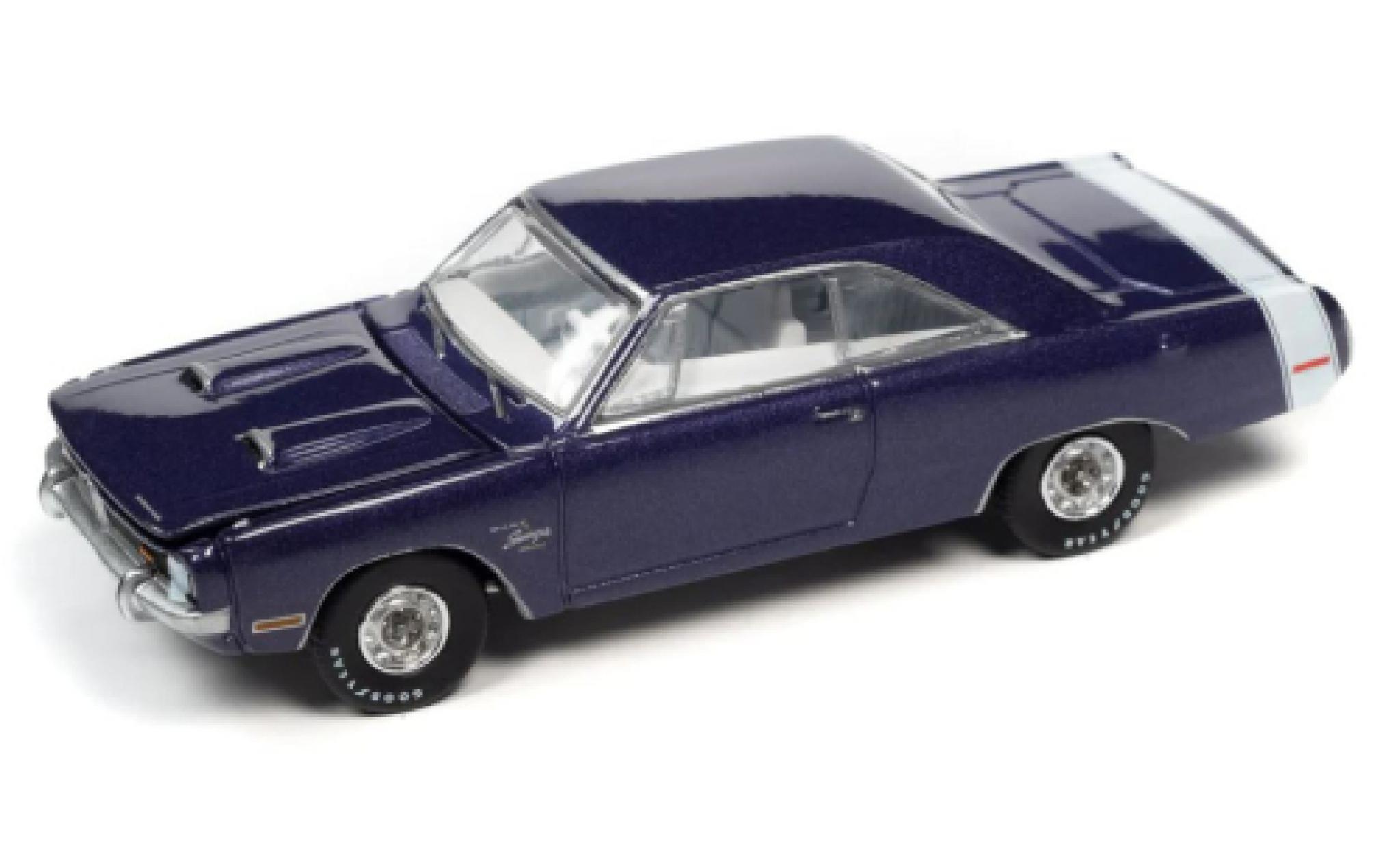 Dodge Dart 1/64 Auto World Swinger 340 Special metallic paars 1971 modelauto