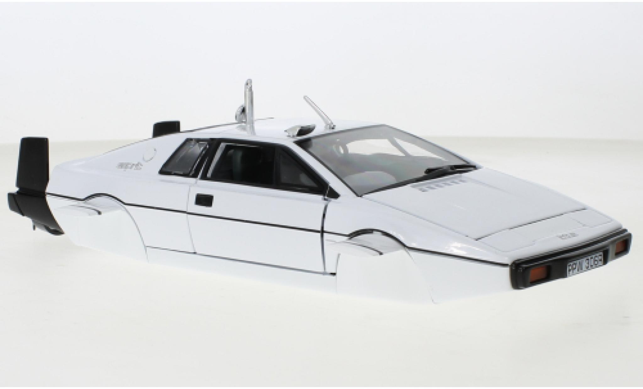 Lotus Esprit 1/18 Auto World Series 1 wit 1971 modelauto