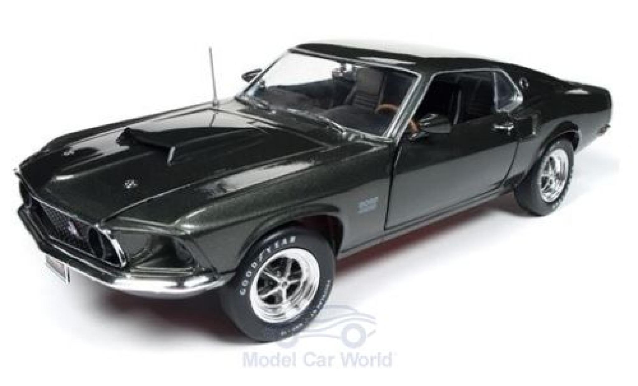 Ford Mustang 1/18 Auto World Boss 429 metallic groen 1969 modelauto