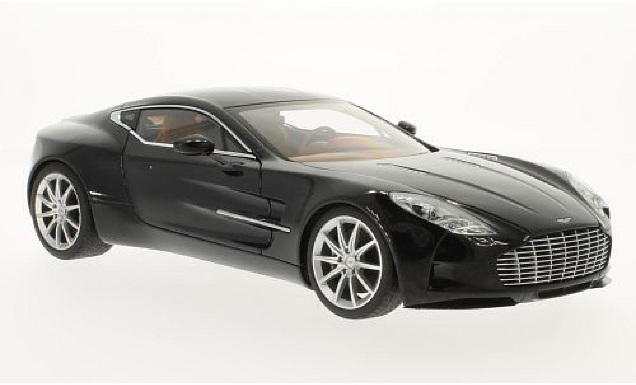 Aston Martin One 1/18 AUTOart ONE-77 metallic zwart 2009 modelauto