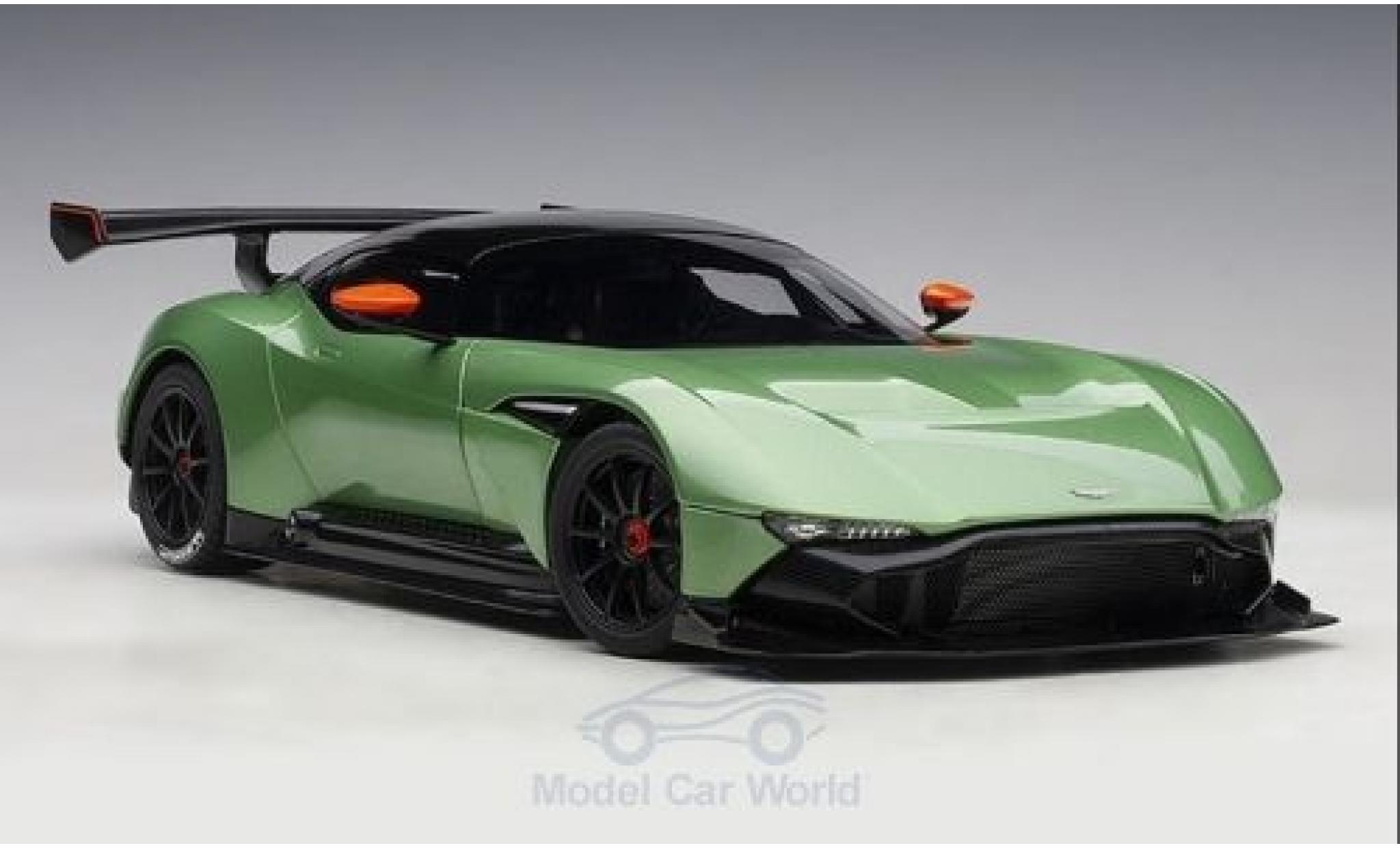 Aston Martin Vulcan 1/18 AUTOart metallic groen/carbon 2015 modelauto