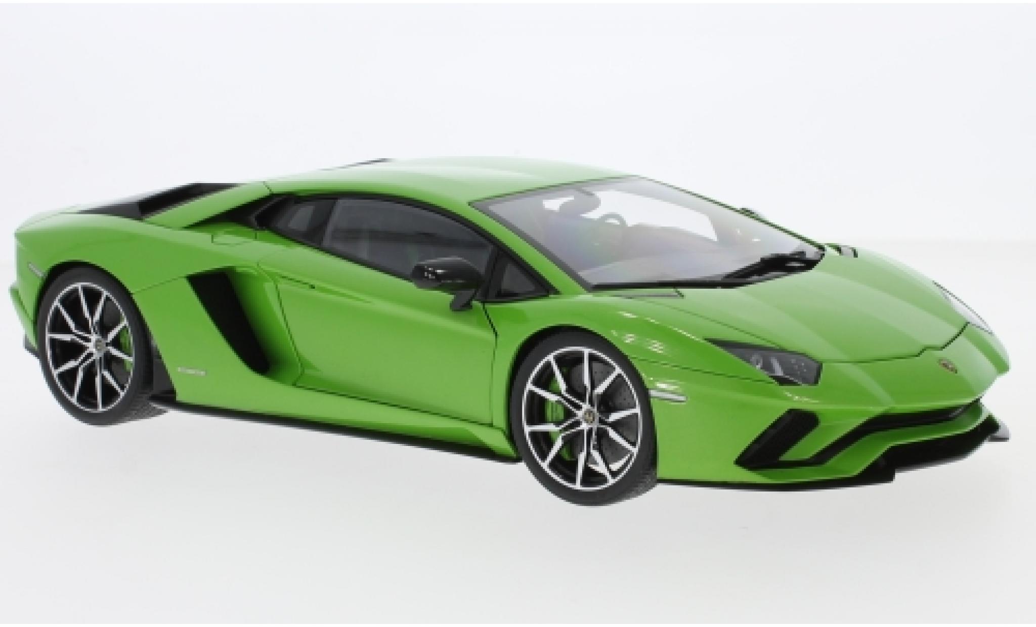 Lamborghini Aventador 1/18 AUTOart S metallic groen 2017 modelauto