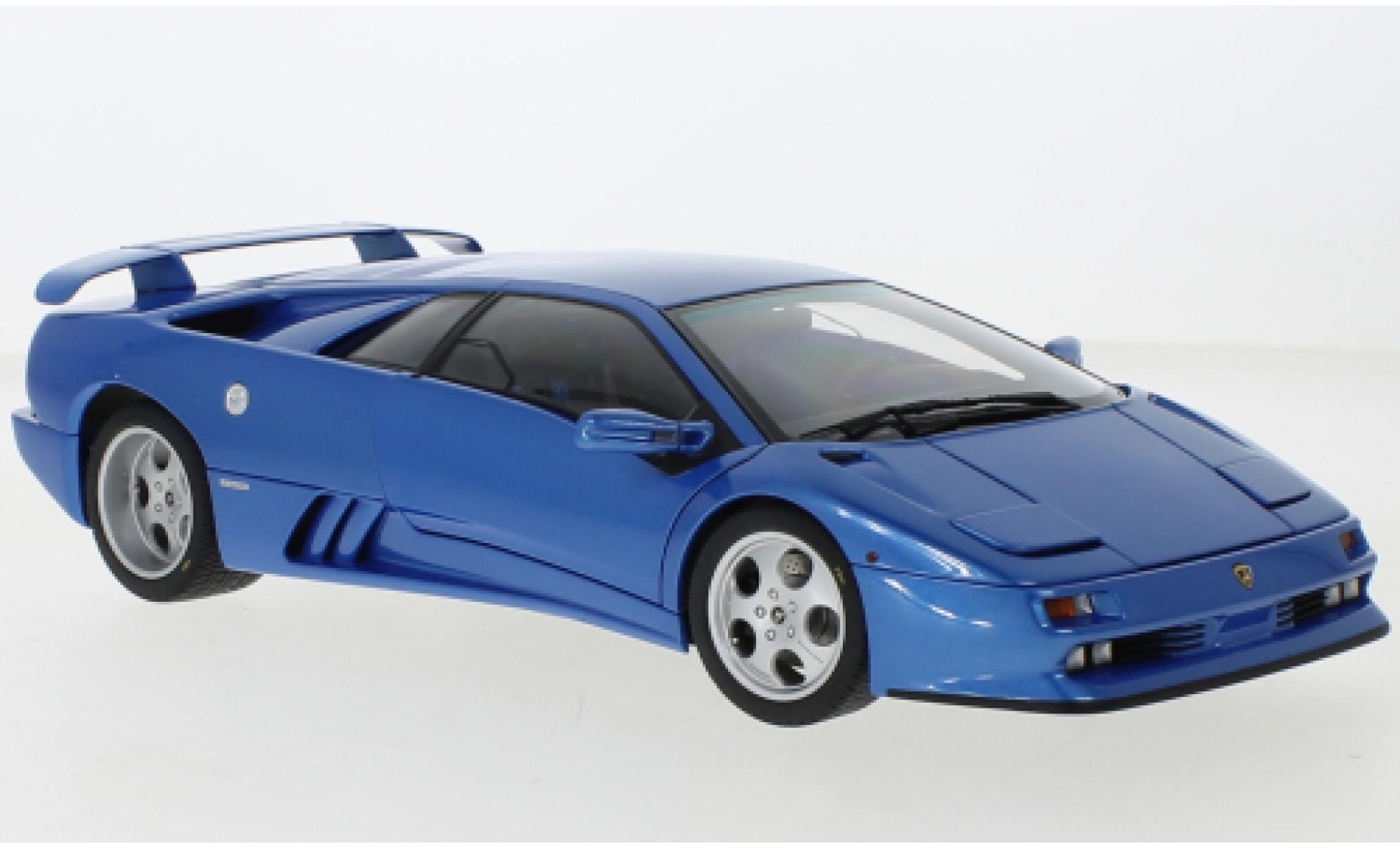 Lamborghini Diablo 1/18 AUTOart SE30 metallic blauw 1993 modelauto