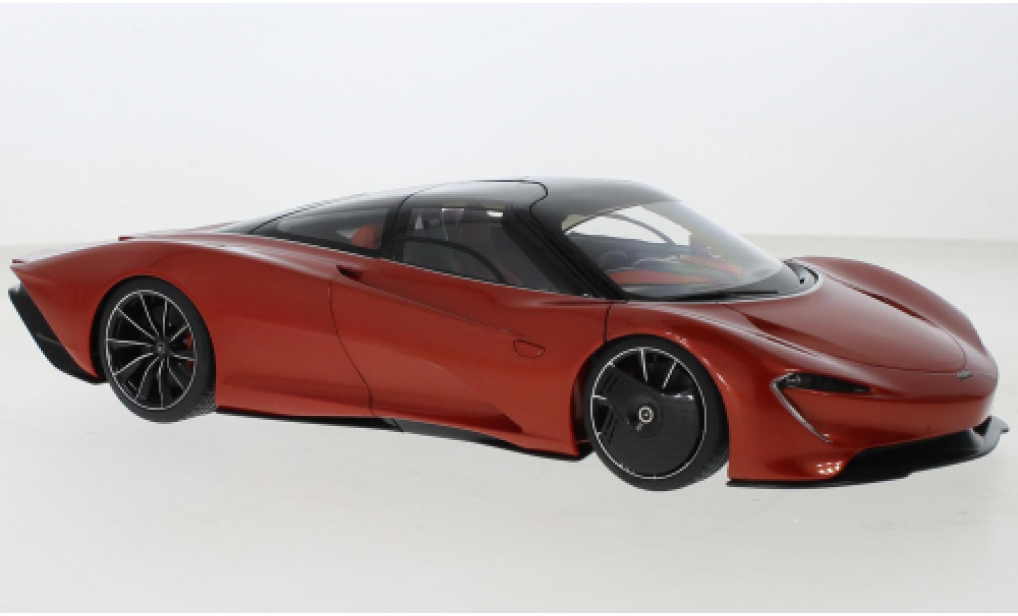 McLaren Speedtail 1/18 AUTOart SpeedTail metallic oranje/zwart 2020 modelauto