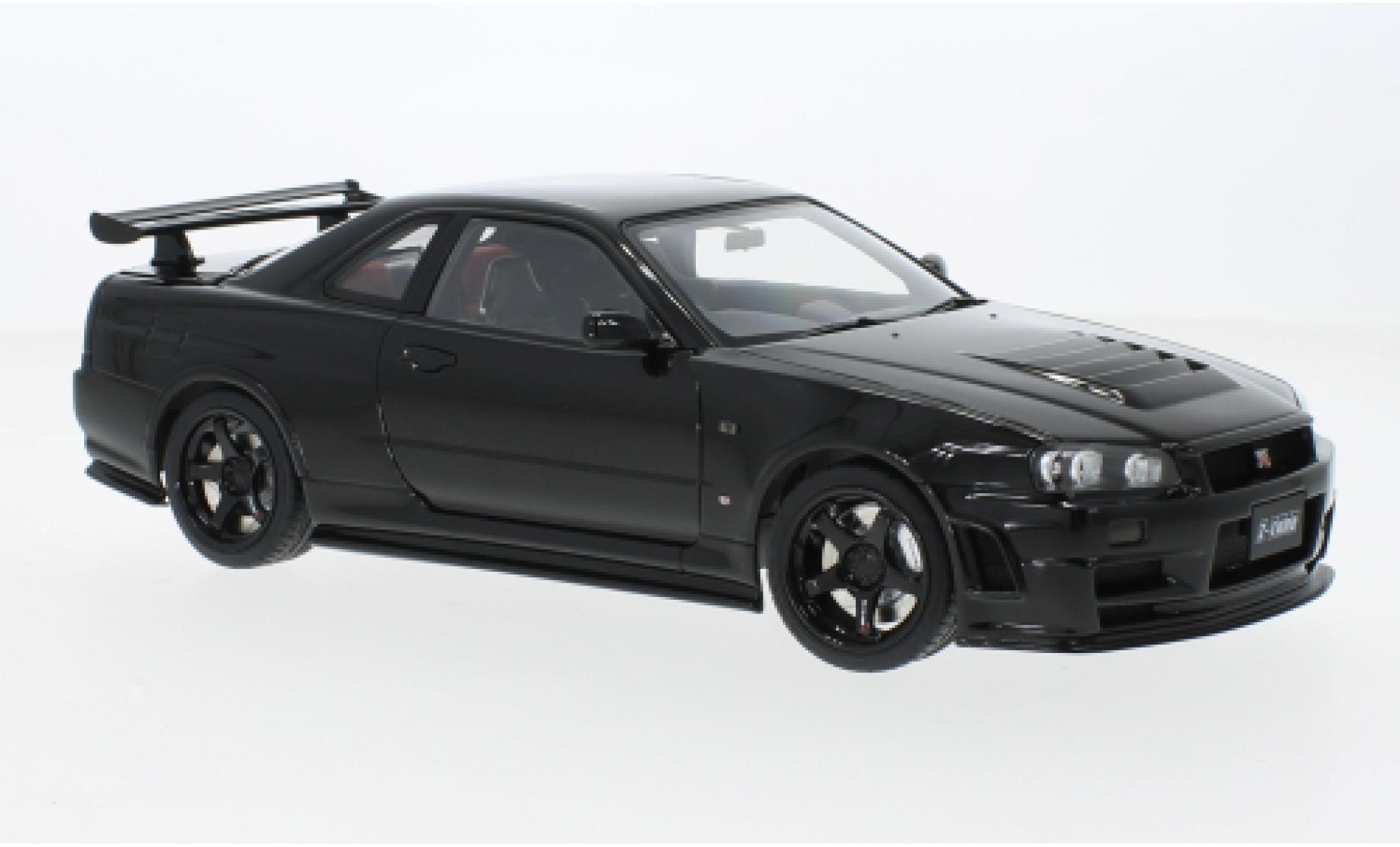 Nissan Skyline 1/18 AUTOart GT-R (R34) Z-Tune zwart 2005 modelauto