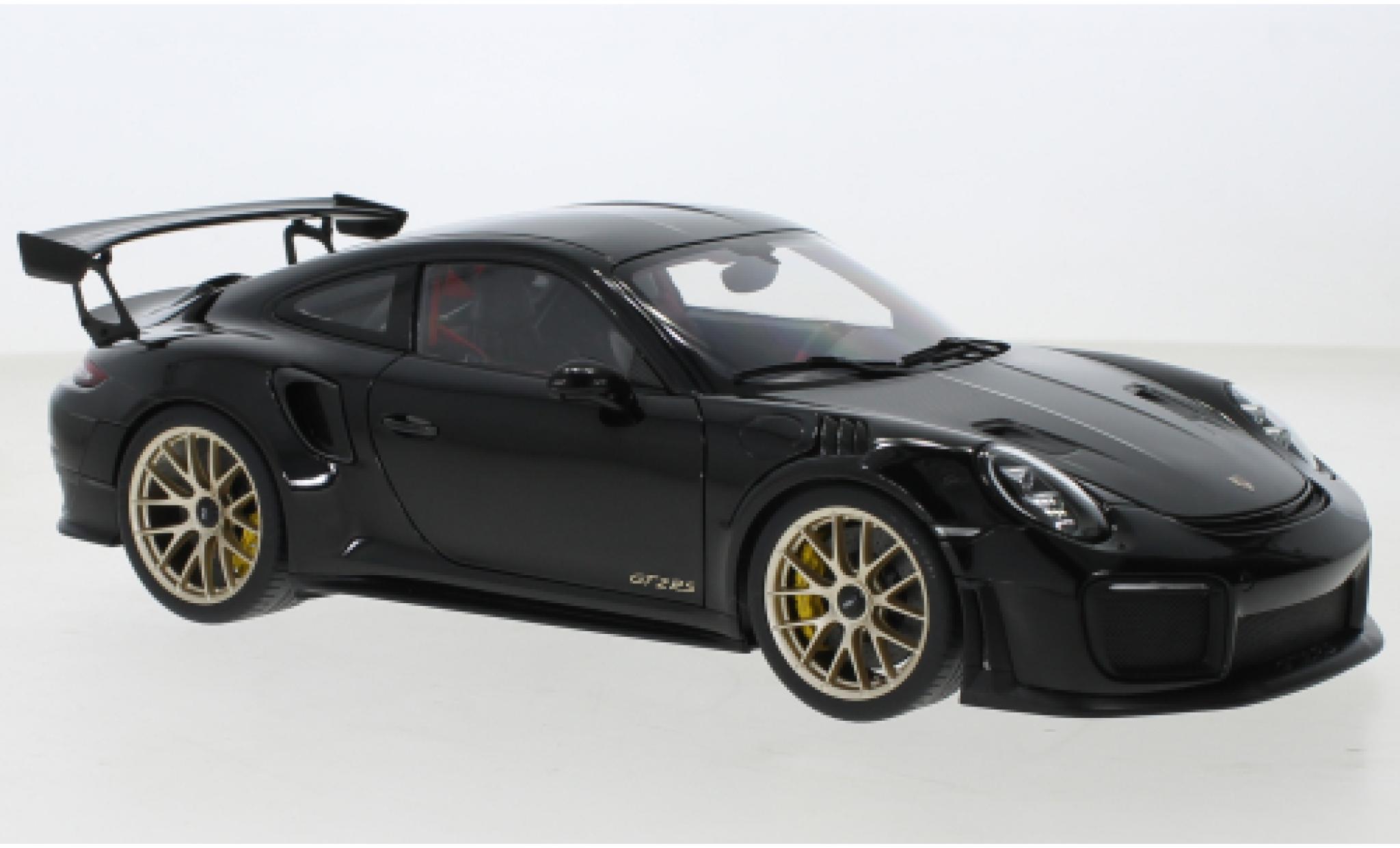 Porsche 991 GT2 RS 1/18 AUTOart 911 (.2) zwart 2017 modelauto