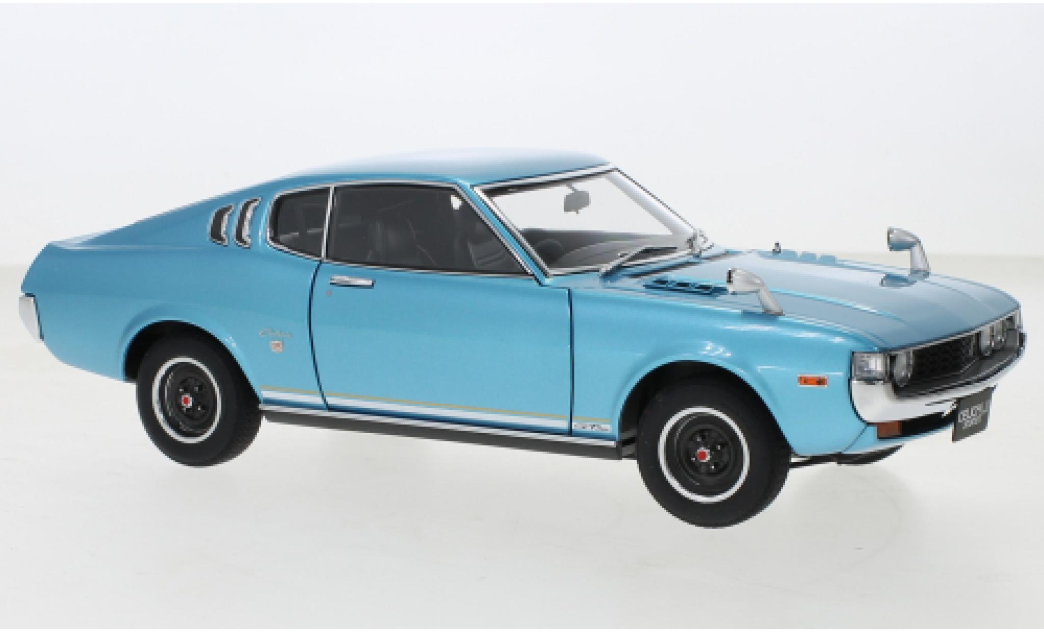 Toyota Celica 1/18 AUTOart Liftback 2000GT (RA25) metallic blauw RHD 1973 modelauto
