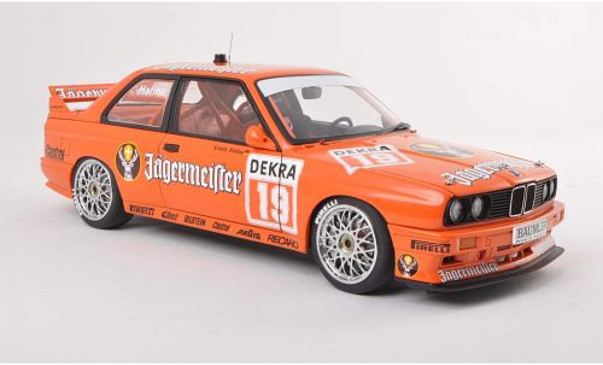Bmw M3 1/18 AUTOart (E30) No.19 J&auml;germeister DTM 1992 1:18 modelauto