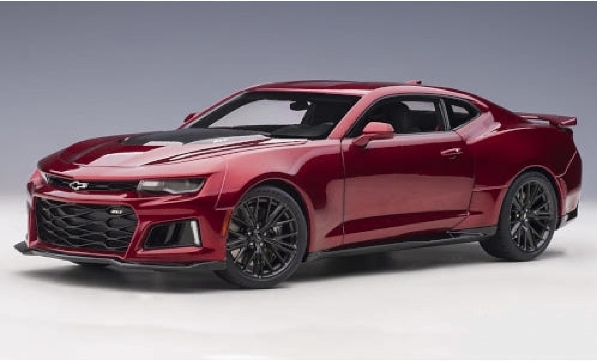 Chevrolet Camaro 1/18 AUTOart ZL1 metallic rood/carbon 2017 modelauto