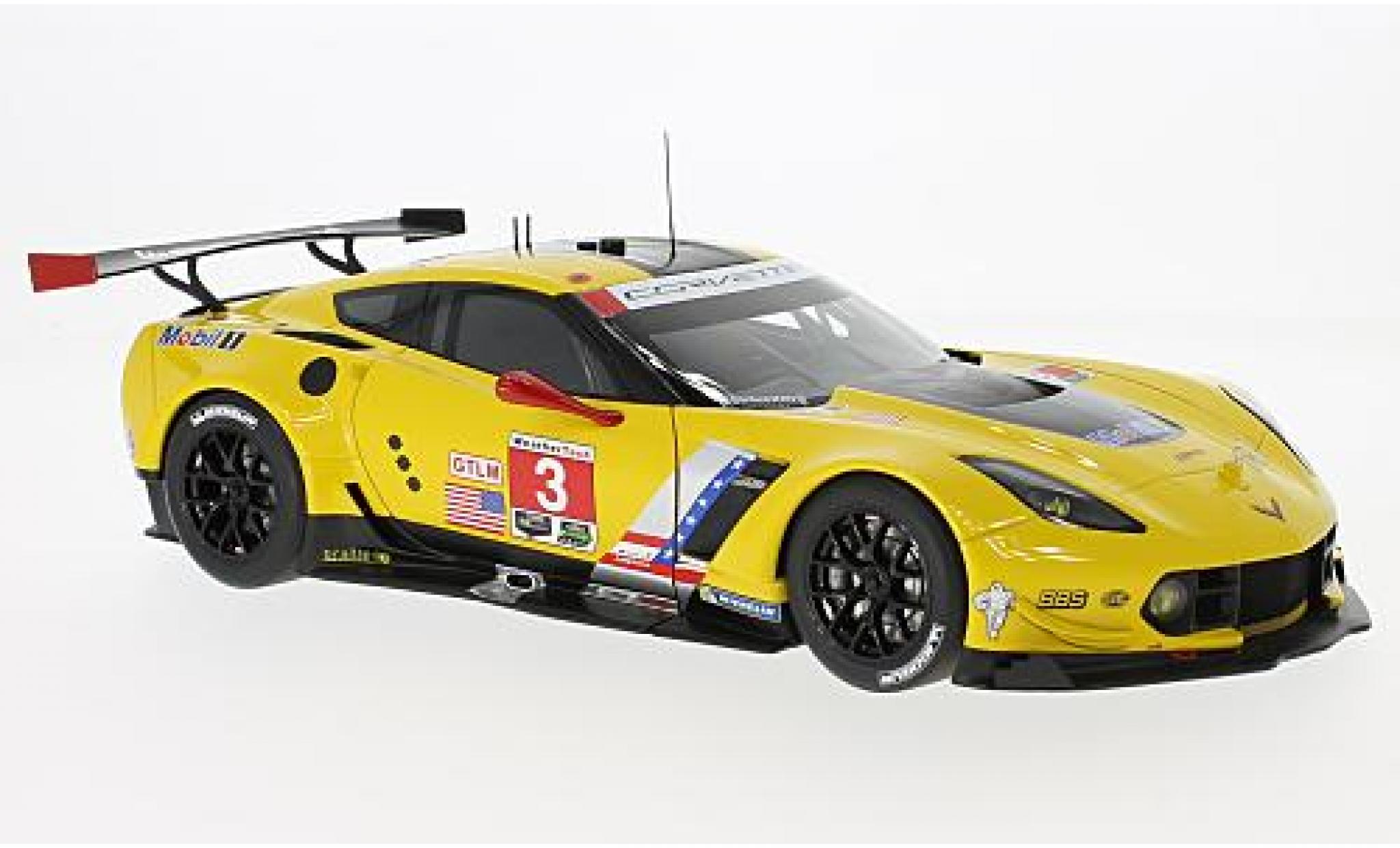 Chevrolet Corvette 1/18 AUTOart C7.R No.3 Lime Rock Park 2016 A.Garcia/J.Magnussen modelauto