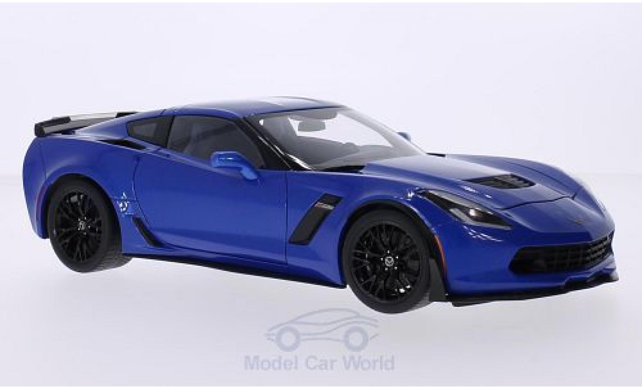 Chevrolet Corvette C7 1/18 AUTOart (C7) Z06 metallic blauw 2014 modelauto