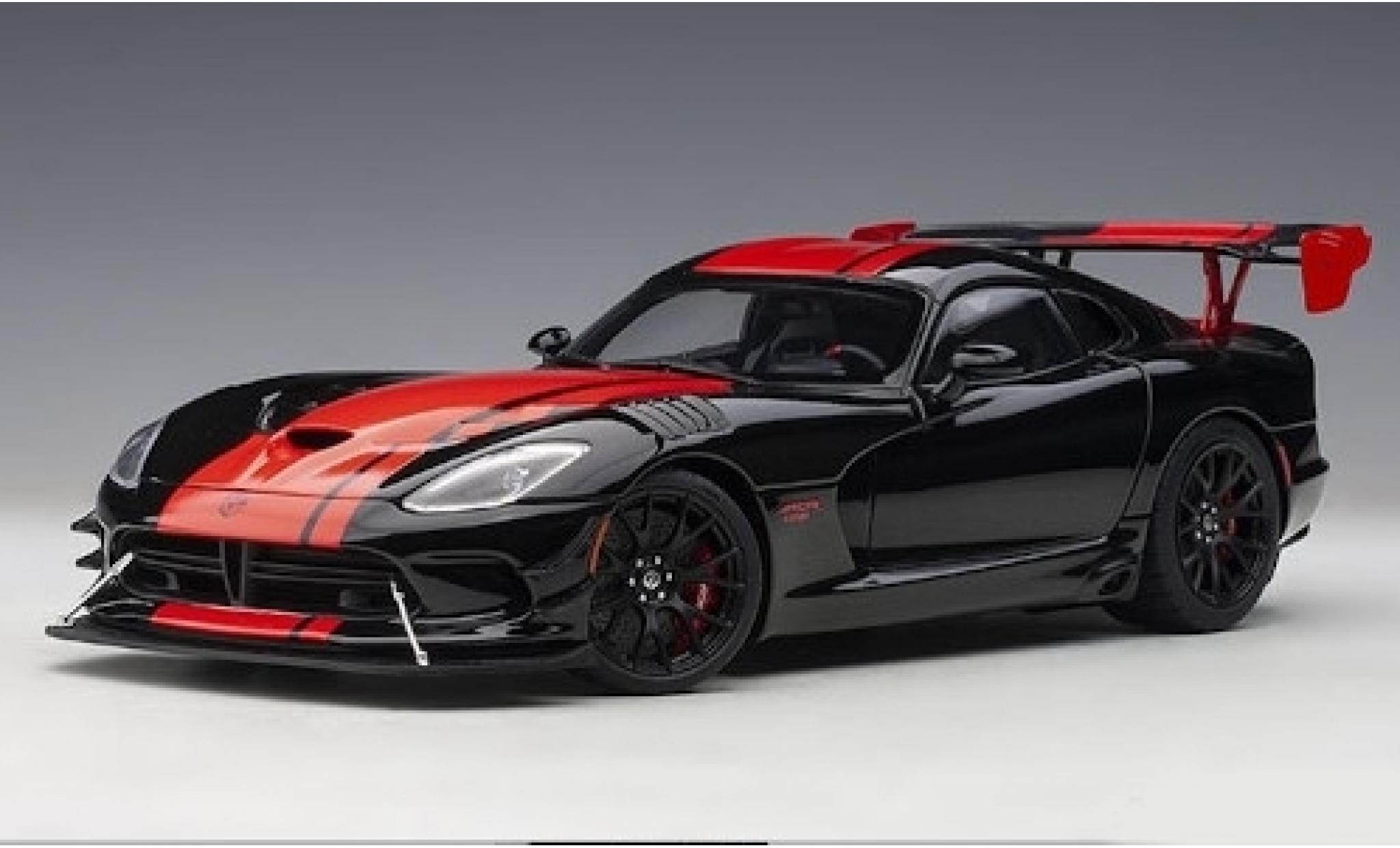 Dodge Viper 1/18 AUTOart 1:28 Edition ACR zwart/rood 2017 modelauto