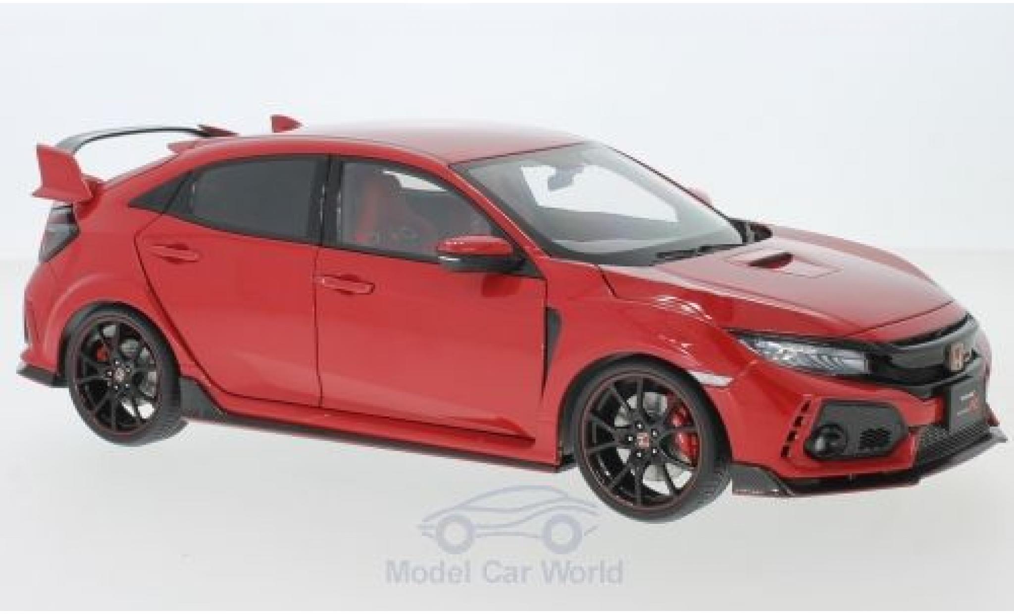 Honda Civic 1/18 AUTOart Type R (FK8) rood RHD 2017 modelauto
