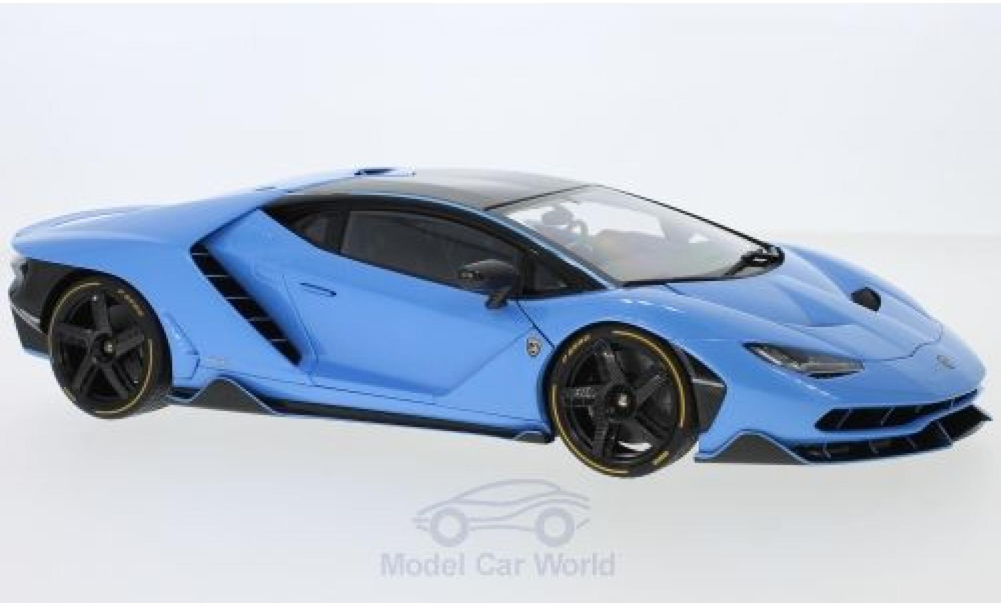Lamborghini Centenario 1/18 AUTOart metallic blauw modelauto