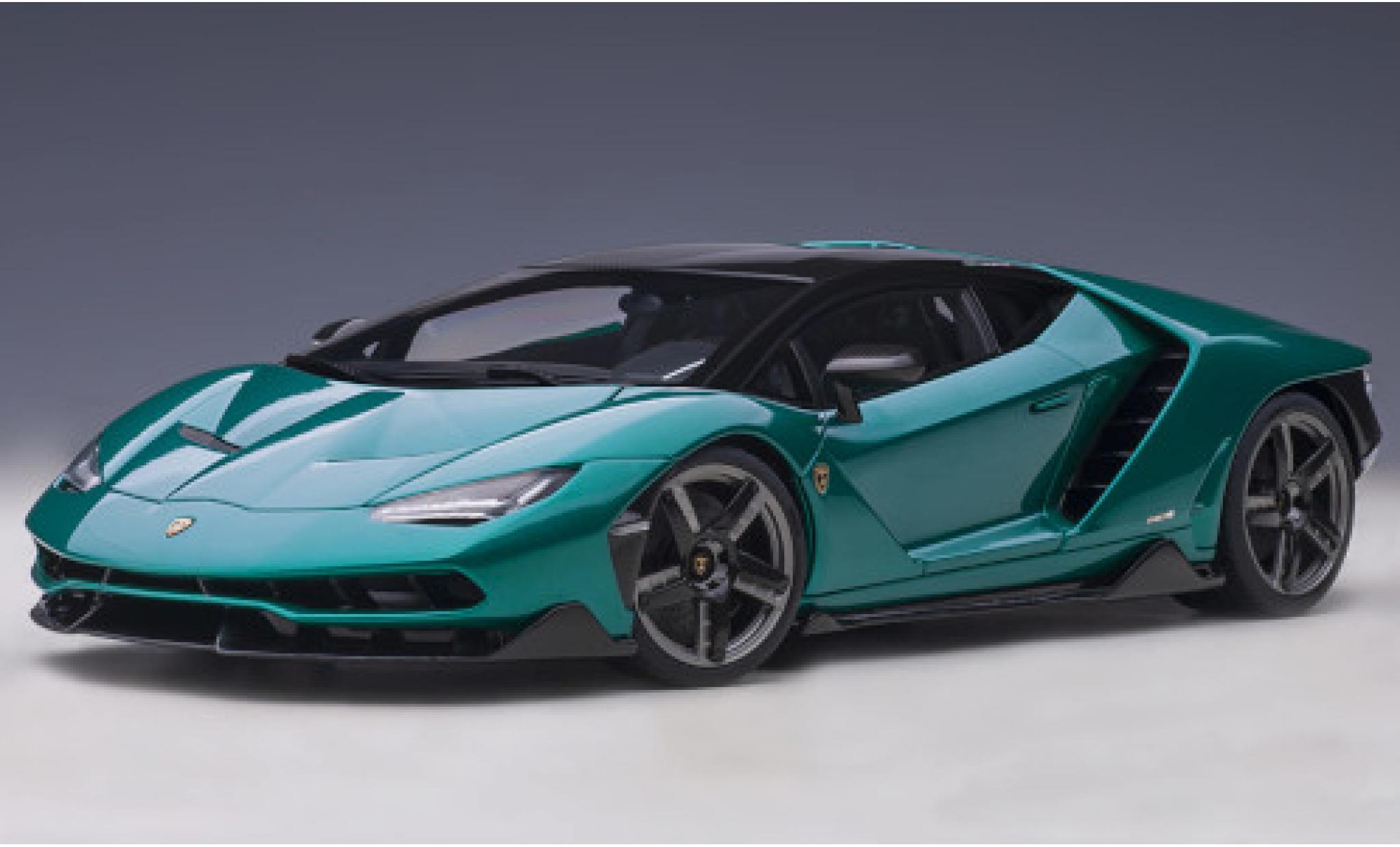 Lamborghini Centenario 1/18 AUTOart metallic groen/carbon 2016 modelauto