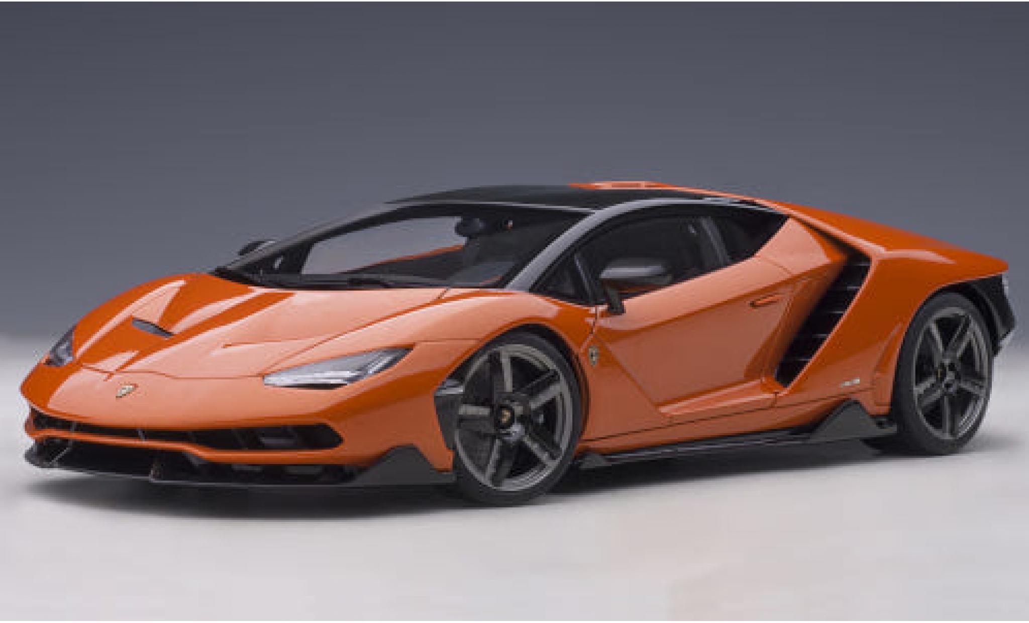 Lamborghini Centenario 1/18 AUTOart metallic oranje/carbon 2016 modelauto