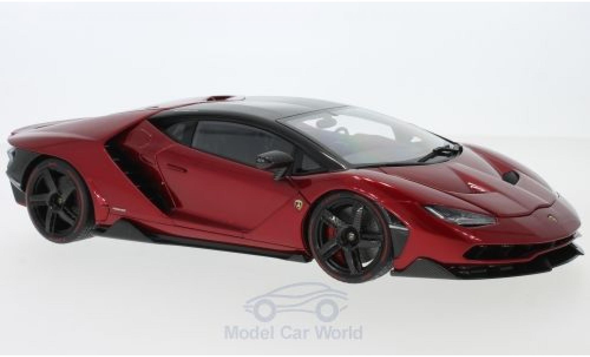 Lamborghini Centenario 1/18 AUTOart metallic rood 2017 modelauto