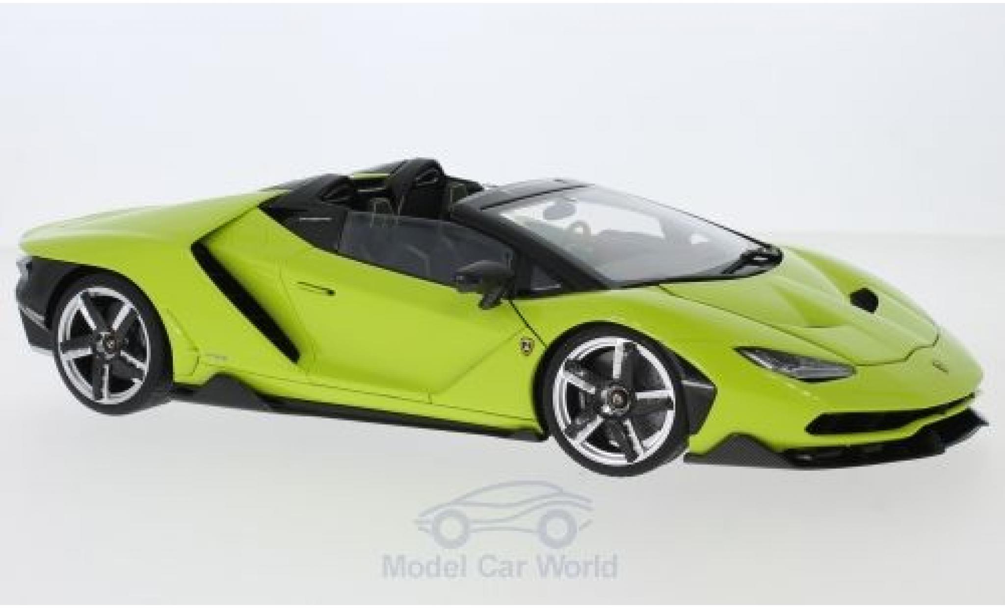 Lamborghini Centenario 1/18 AUTOart Roadster groen 2016 modelauto