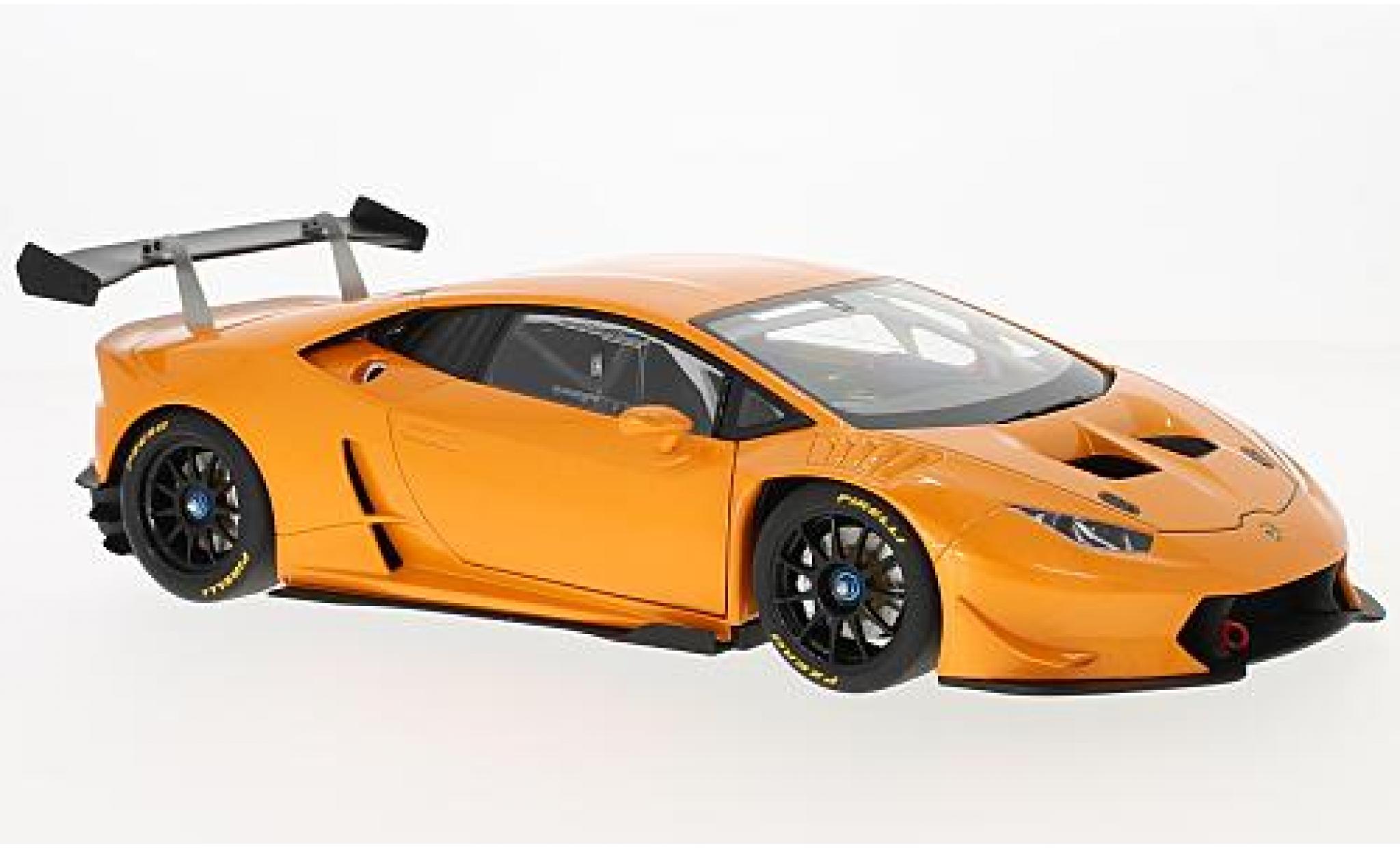 Lamborghini Huracan 1/18 AUTOart LP 620-2 Super Trofeo metallic oranje 2016 modelauto