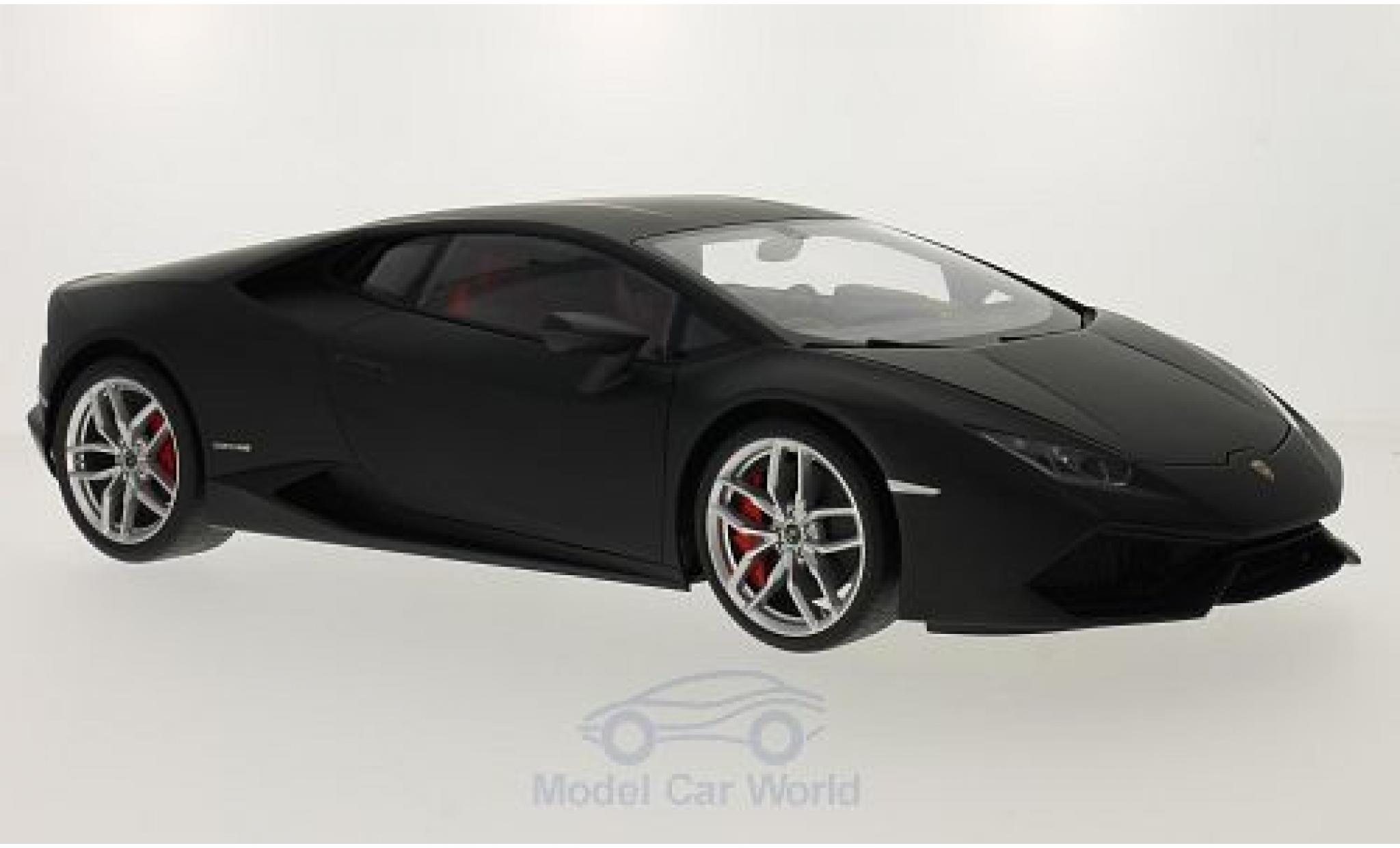 Lamborghini Huracan 1/18 AUTOart LP610-4 matt-zwart 2014 modelauto