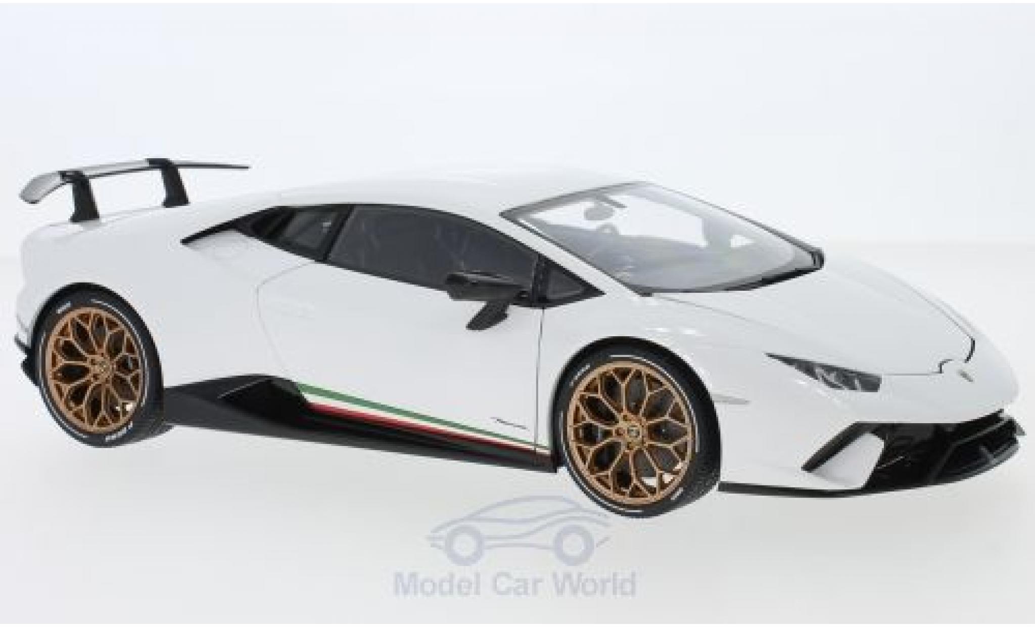 Lamborghini Huracan 1/18 AUTOart Performante wit 2017 modelauto