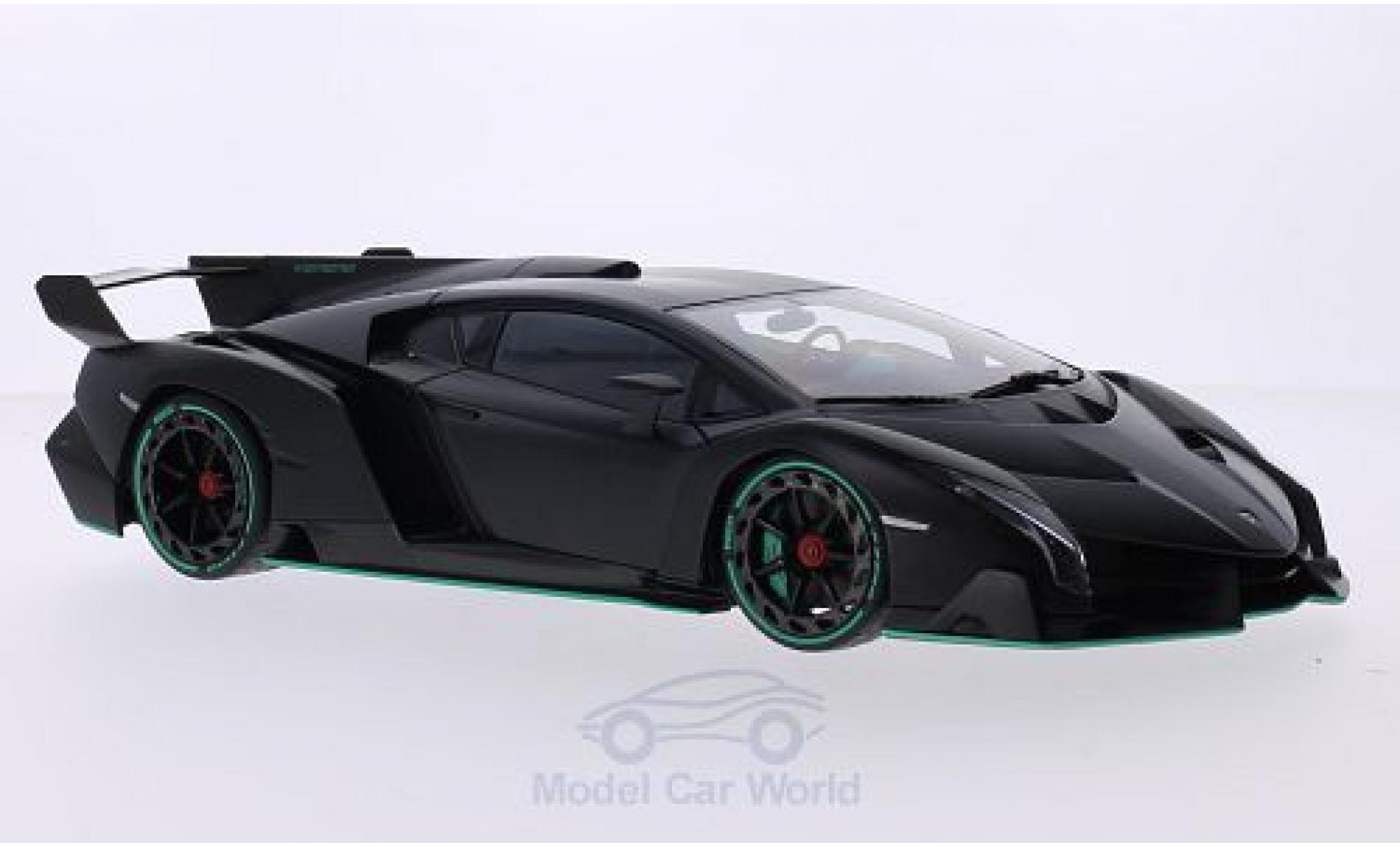 Lamborghini Veneno 1/18 AUTOart matt-zwart 2013 modelauto