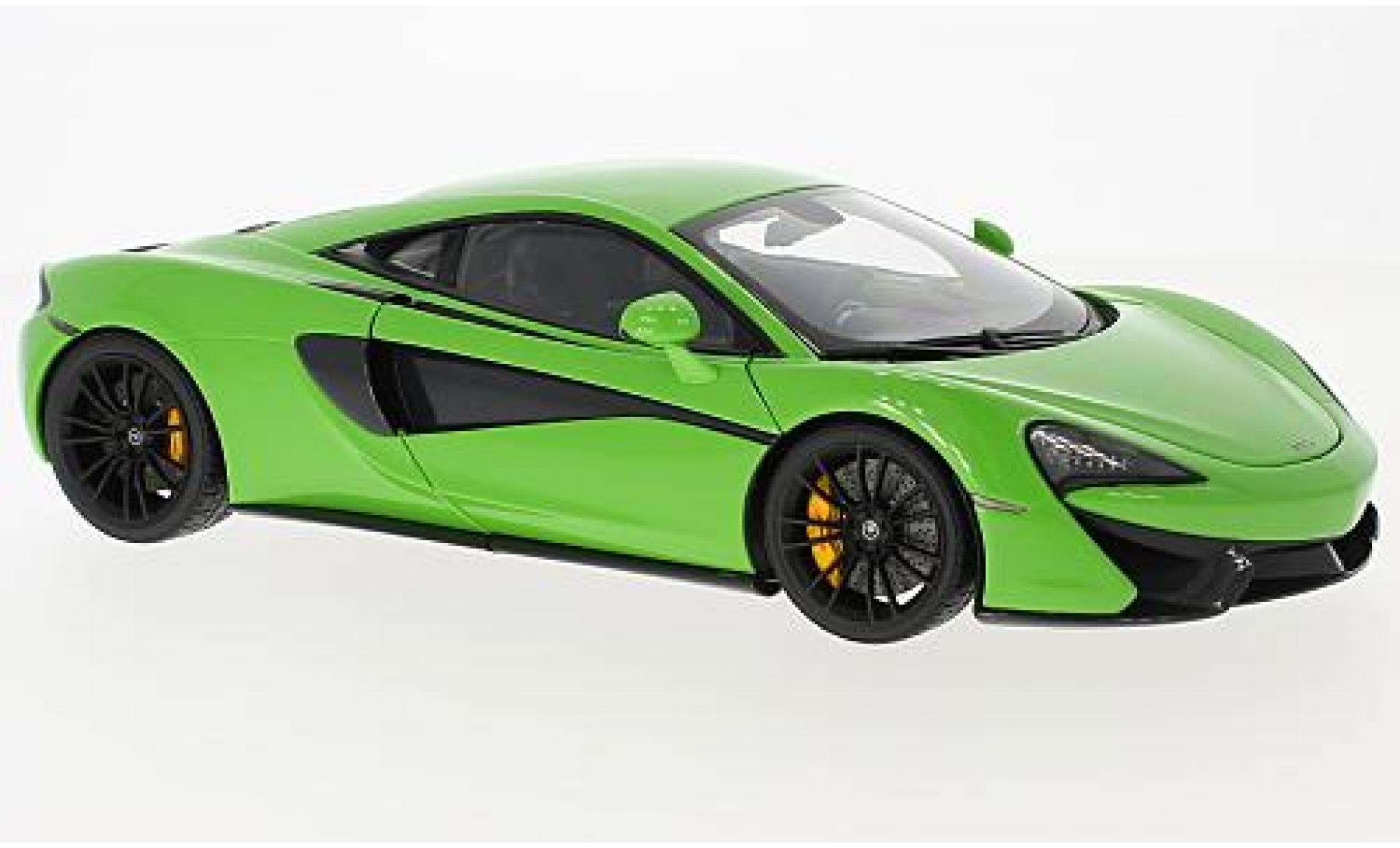 McLaren 570 1/18 AUTOart S groen 2016 avec zwart jantes modelauto