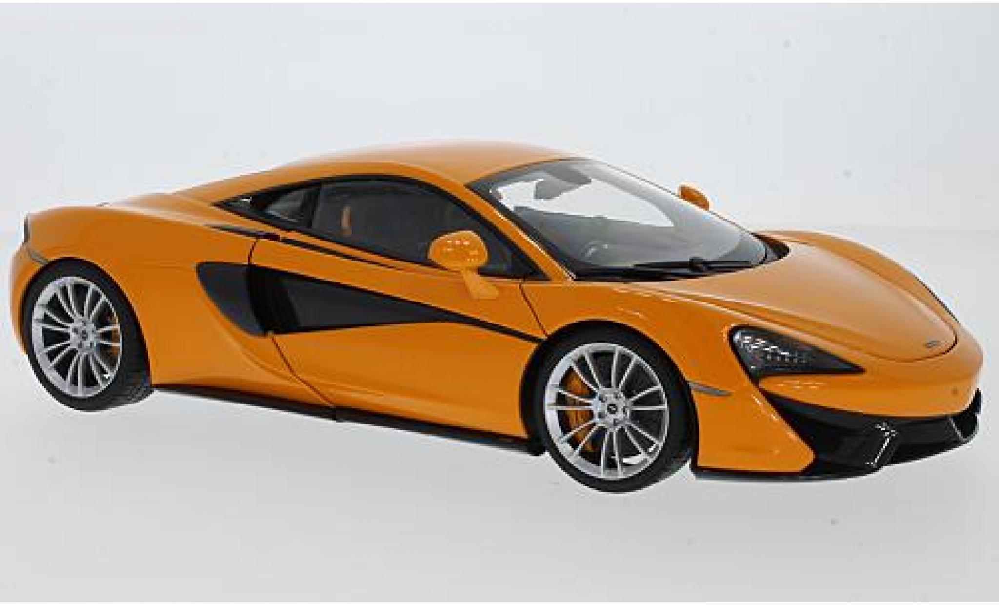 McLaren 570 1/18 AUTOart S oranje 2016 avec grijsnen R&auml;dern modelauto