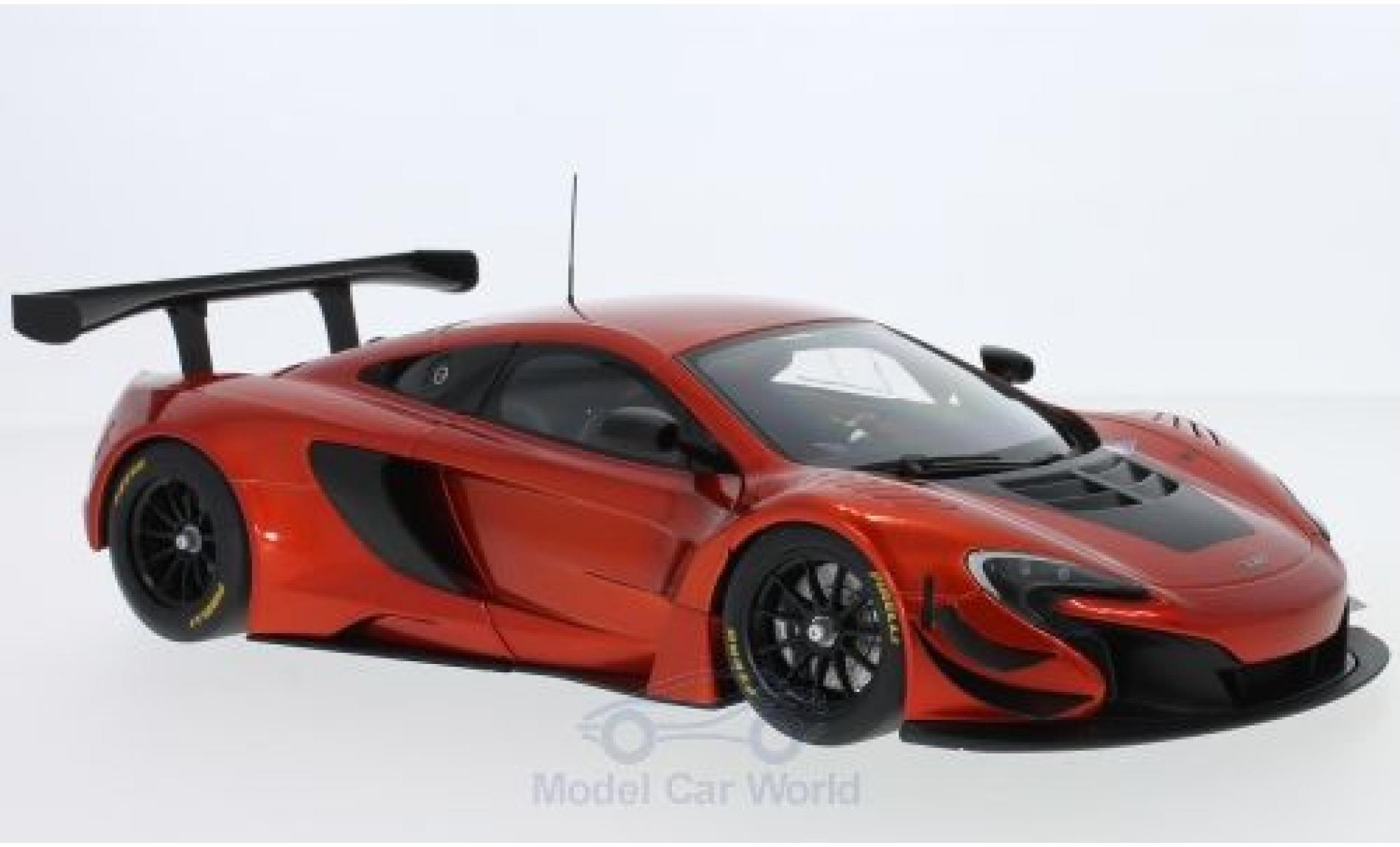McLaren 650 1/18 AUTOart S GT3 metallic oranje 2017 modelauto